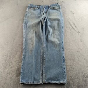 Vintage 90s Levis‎ Jeans 36x30 (Fits 34x30) Blue Light Wash Orange Tab Canada